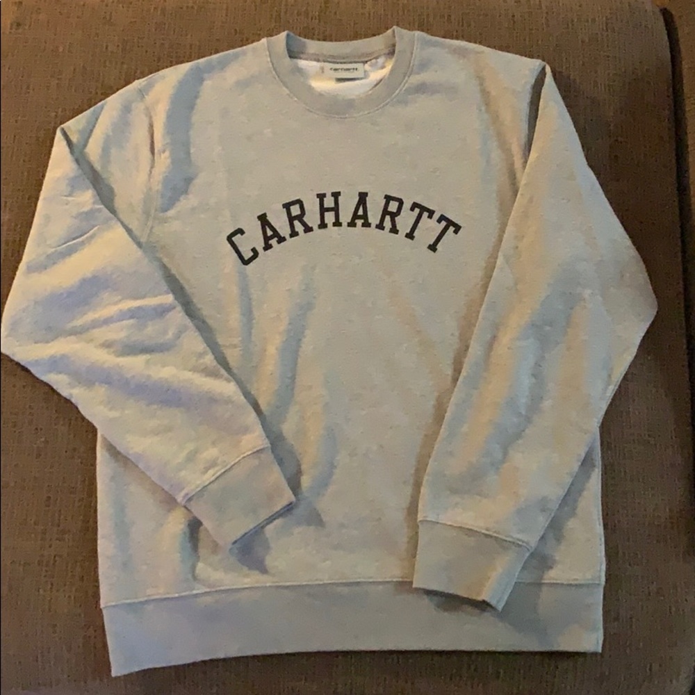 Carhartt WIP university sweatshirt Grey size large